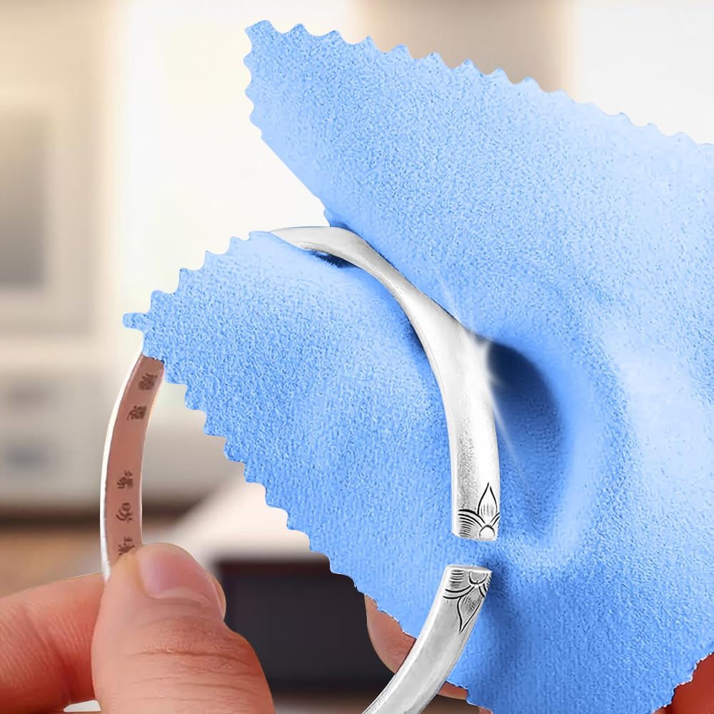 Goddard's Silver Polish Cloth for jewelry and silverware care, soft fabric with silver cleaning and polishing properties.