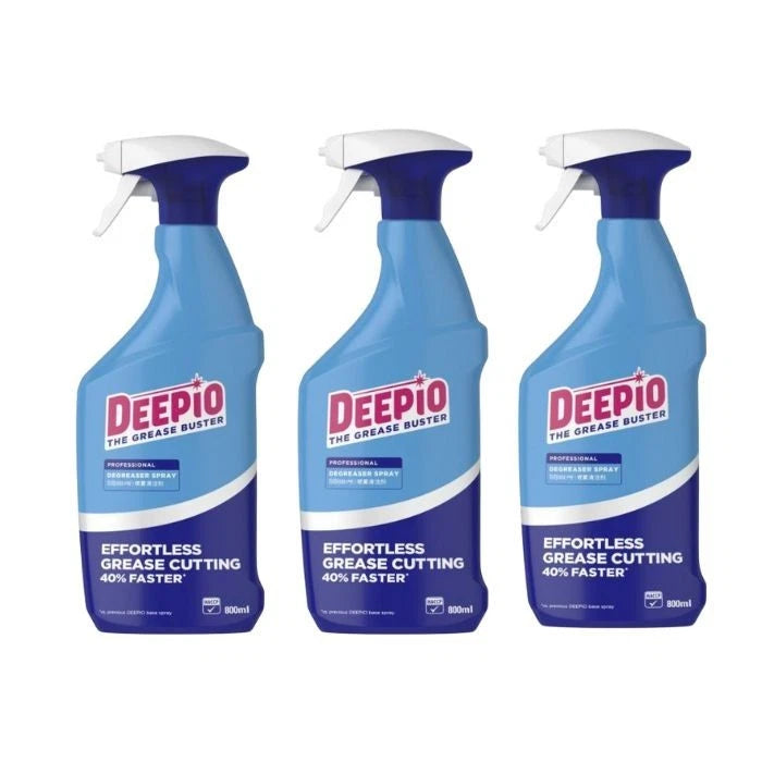 Deepio All Purpose Degreaser Spray 800ml | Heavy-Duty Multi-Surface Kitchen Cleaner | Professional Grade Grease Remover