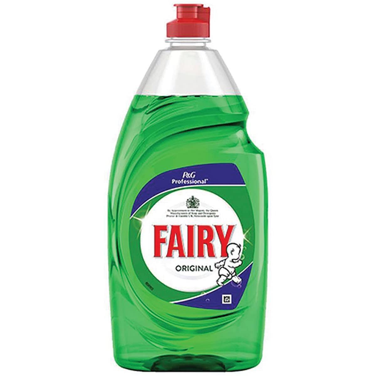 Fairy Professional Washing Up Liquid 900ml bottle with label, showcasing its concentrated formula for effective grease removal.