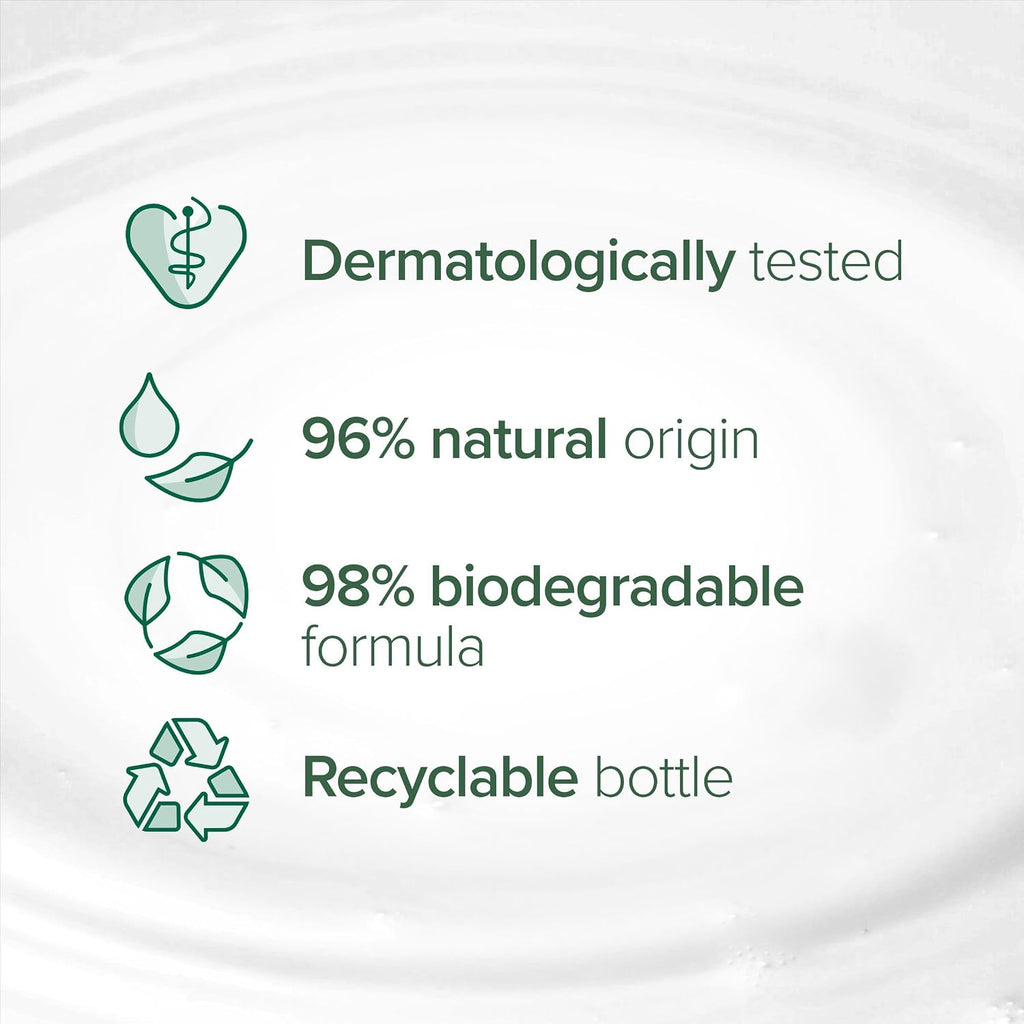 Palmolive Naturals Milk & Honey hand wash bottle with soft, nourishing liquid soap and soap-free formula, dermatologically tested.