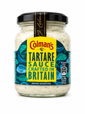 Two packs of Colman's Tartare Sauce 144g, classic British tartare sauce in clear glass jars with labels.