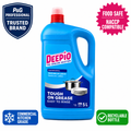 Deepio professional washing up liquid 5L bottle with label, designed to cut through grease and food-safe for dishwashing.
