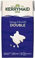 Kerrymaid UHT Double Cream 1L | Long Life Cooking & Whipping Cream | Pack of 1-12