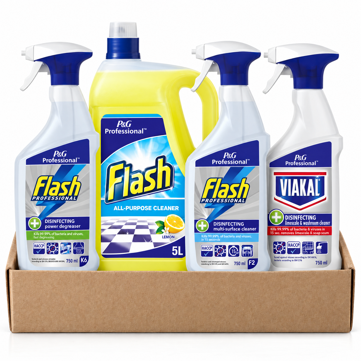 Reign Goods Deep Clean Home Bundle with cleaning supplies and tools for thorough household cleaning.