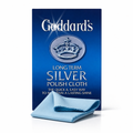 Goddard's Silver Polish Cloth for jewelry and silverware cleaning, soft fabric designed to remove tarnish and restore shine.