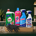 Reign Goods kitchen cleaning starter bundle with cleaning supplies and gloves