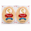 Authentic Nawab Pappadoms, crispy Indian snacks in 2 packs of 250g each, featuring traditional Poppadoms from Nawab brand.