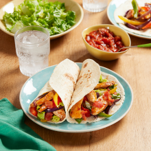 Old El Paso flour tortillas pack with 8 soft wraps, perfect for fajitas, burritos, and quesadillas.