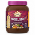 Patak's Madras Kebab Curry Paste in a large 2.4kg jar, rich Indian curry paste for flavorful kebabs and curries