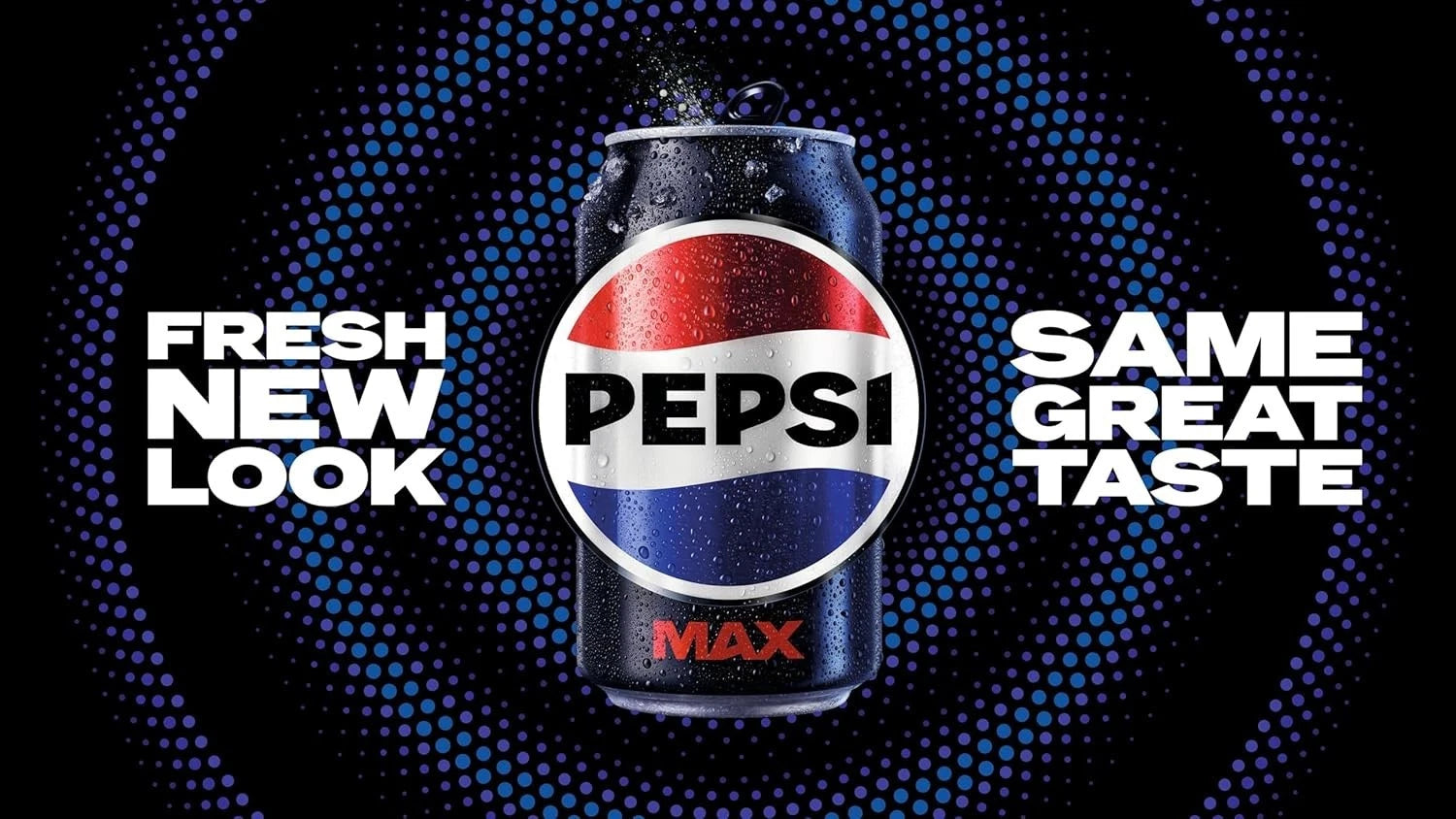Case of 24 Pepsi Max 330ml cans with zero sugar fizzy cola soft drinks, featuring the classic Pepsi branding.