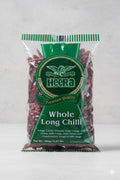 Reign Goods Heera Whole Dried Long Red Chillies, 200g, vibrant red Indian spices for cooking and flavoring dishes.